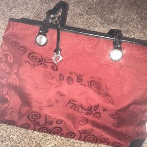 💋RED BRIGHTON TOTE BAG WITH HEART CHAIN💋